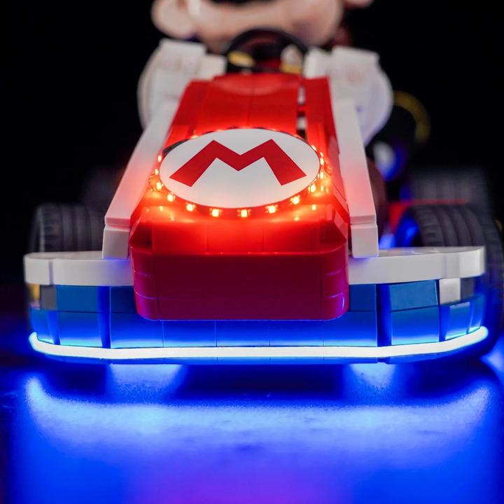 Image du produit BrickBling LED Licht Set für LEGO Mario Kart: Mario & Standard-Kart (72037) inkl. Fernbedienung