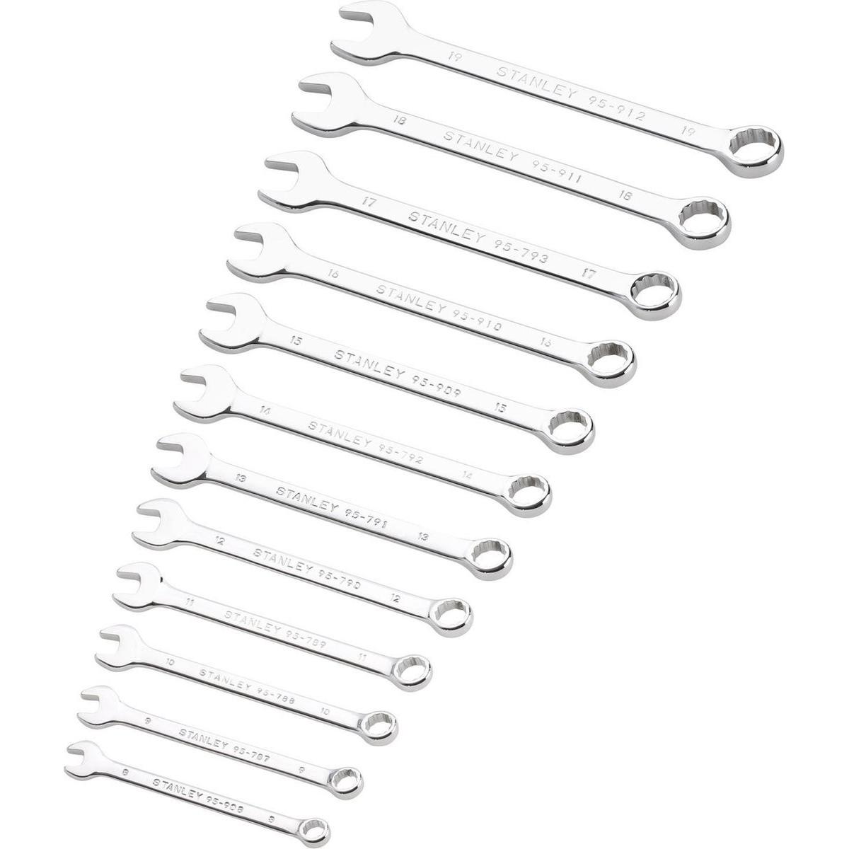 Stanley, Chiave inglese, Juego 12 llaves combinadas (19 mm)