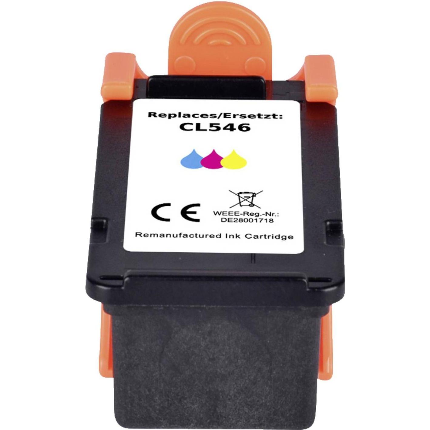 Renkforce, Cartucce, L'inchiostro sostituisce Canon CL-546XL Compatibile singolo Ciano, Magenta, Giallo R (CMYK)