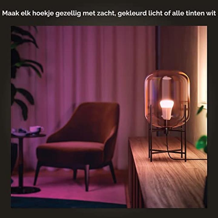 Produktbild Philips Hue White & Color Ambiance BT (E27, 6.50 W, 806 lm, 4 x, F)