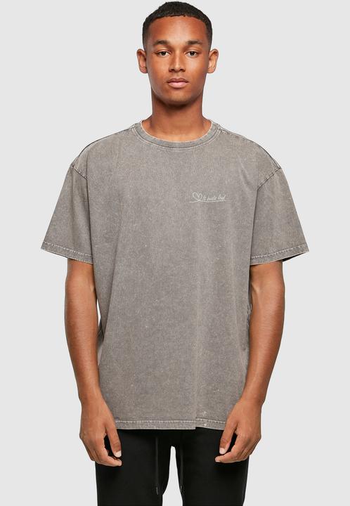 Produktbild Merchcode It Beats Loud Acid Washed Heavy Oversize Tee - 113373 (M)