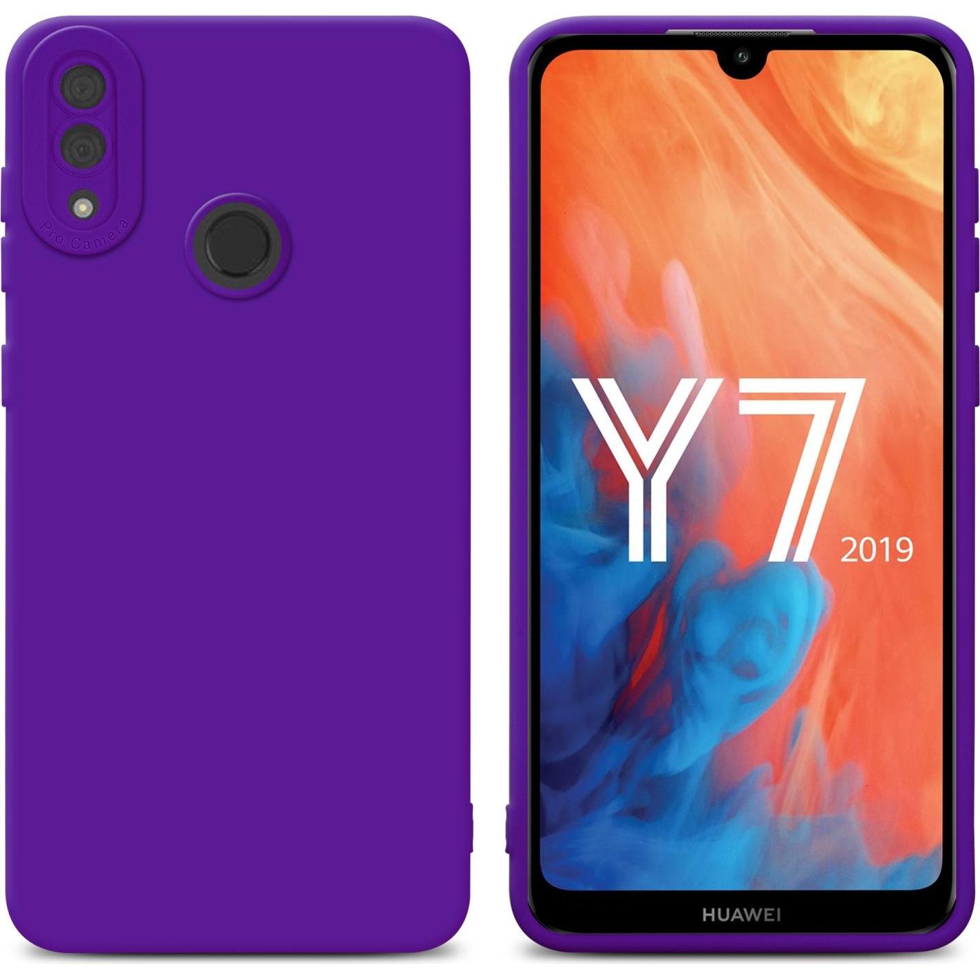 Cadorabo Hülle für Huawei Y7 2019 / Y7 PRIME 2019 im TPU Fluid LM162 Style (Huawei Y7 Prime (2019), Huawei Y7 (2019)), S...