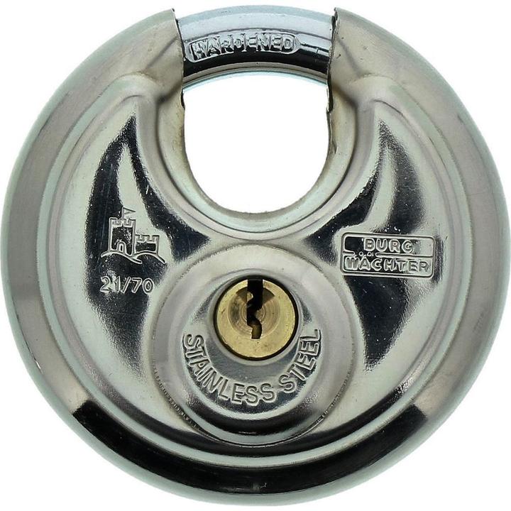 Actual product image Burg Wächter Circle 21, 70 mm stainless steel