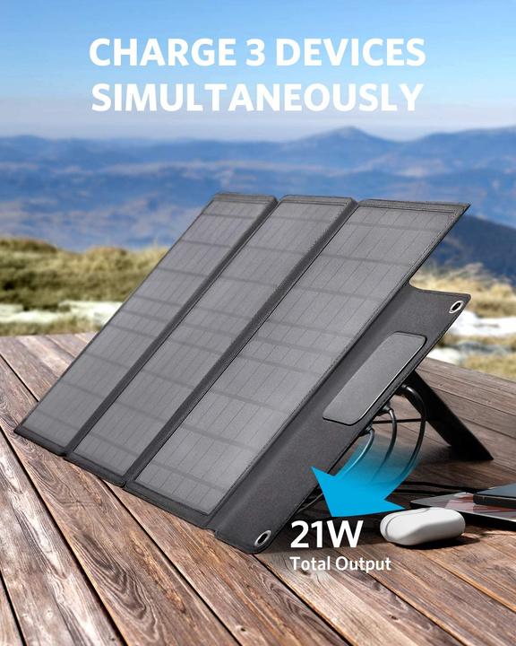 Actual product image Anker Solar charger (24 W, 1.20 kg)