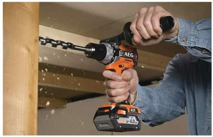 Actual product image AEG Compact Hammer Drill, 18V, 13mm, 2 Speeds, 2 Batteries, High Torque
