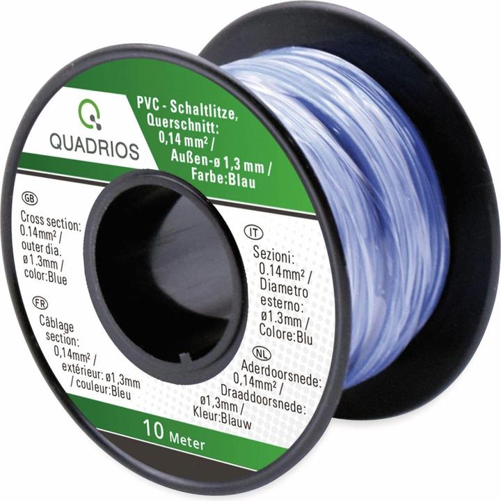 Productafbeelding Quadrios 19011CA084 Staaldraad LiFY 1 x 0,14 mm² Blauw, Bruin, Groen, Geel, Grijs, Rood, Zwart, Wit 70 m (70 m)