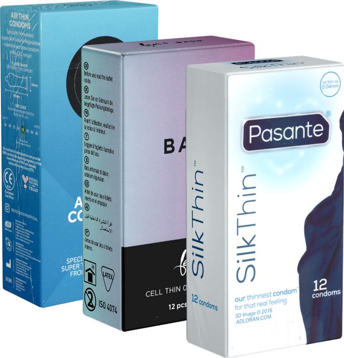 Produktbild Kondomotheke Ultradünn Champions Mix - hauchzart und federleicht (36 Kondome) (36 Stk.)