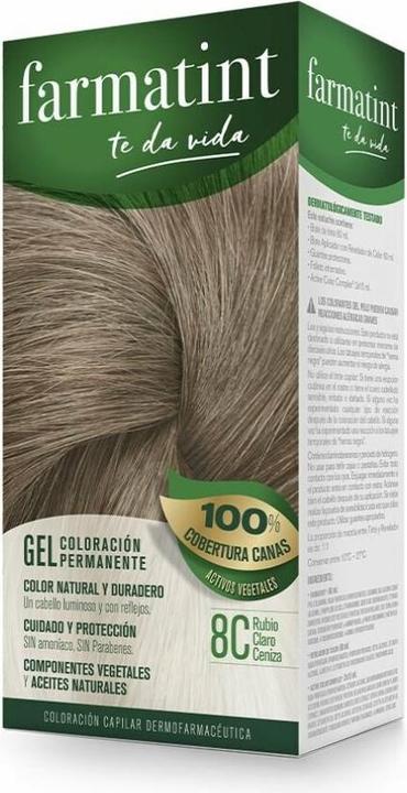 Produktbild Farmatint Classic 8c Hellblond Asche 135ml (Hell aschblond)