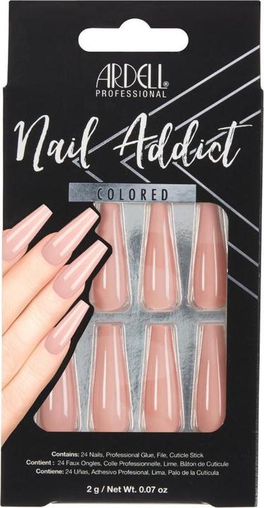 Produktbild Ardell Nail Addict Colored Nude Pink 28 Stk (Kunstnägel, Nude)