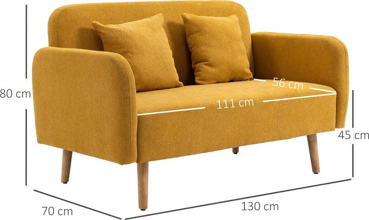 Produktbild Homcom Doppelsofa (2-Sitzer)