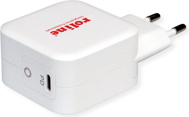 Actual product image Roline USB Charger with Euro plug, 1x USB Type C port, PD, 61W (61 W)