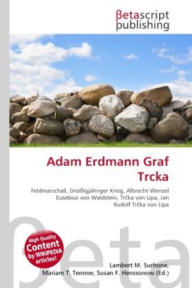 Produktbild Adam Erdmann Graf Trcka (Deutsch, 2010)