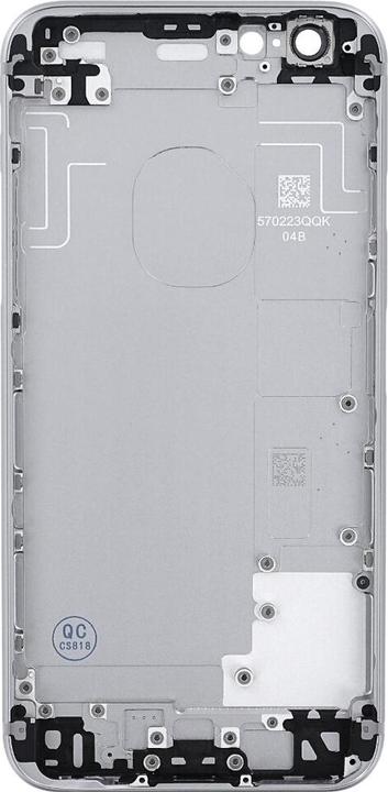 Actual product image OEM Replacement iPhone 6s back grey, without logo (iPhone 6s)