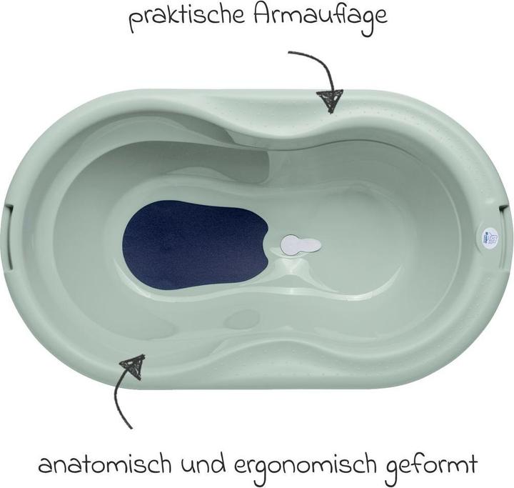 Actual product image Rotho Babydesign Babybadewannen & Badeeimer Baby-Badewanne Tilo - mit Anti-Rutschmatte