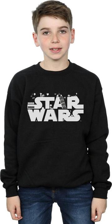 Produktbild Star Wars Minimalist Logo Sweatshirt Jungen (116)