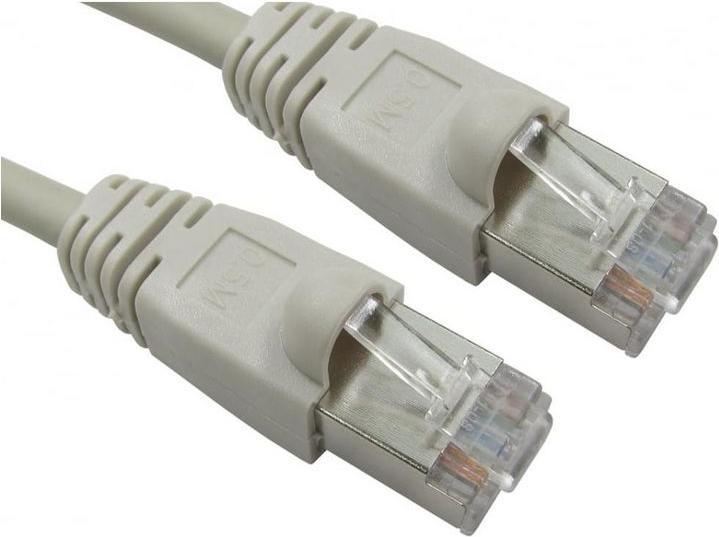 Actual product image RS PRO 30m Cat6, Grey RJ45 to Male RJ45 Male, FTP Shielded, Terminated LSZH Sheath (FTP, CAT6, 30 m)