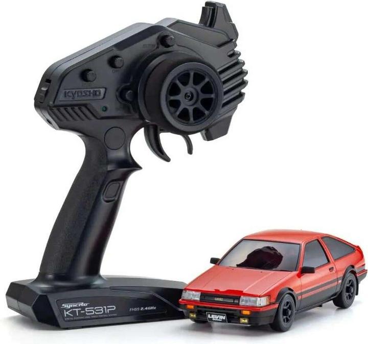 Image du produit Kyosho Mini-Z MA020 Toyota Corolla Levin AE86 Rouge, ARTR, 1:27 (Presque prêt à être conduite)