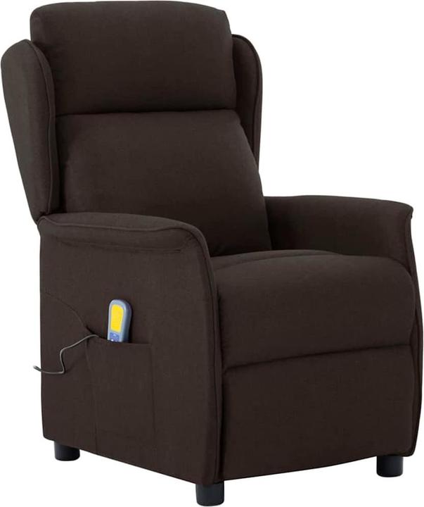 Produktbild VidaXL Massagesessel Dunkelbraun Stoff