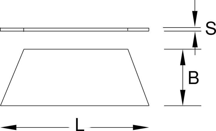 Produktbild KS Tools Trapezklingen, 10er Pack (Ersatzklinge)