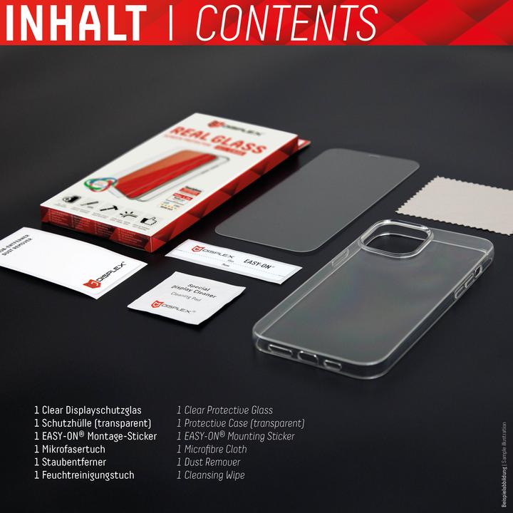 Produktbild Displex Real Glass, 2D Panzerglas + Handyhülle (1 Stück, Xiaomi Mi 11T Pro, Xiaomi Mi 11T 5G)