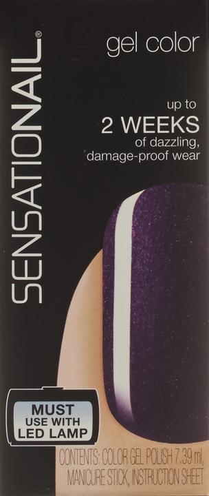 Actual product image SensatioNail Gel polish purple orchid (Purple Orchid, Gel-Effect Nail Polish)