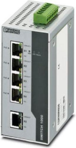 Phoenix Contact Switch PoE FL SWITCH 1001T-4POE (5 ports)
