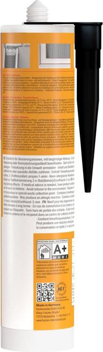 Immagine prodotto Fischer Bausilicon DBSA 310 schwarz (Nero, 310 ml)