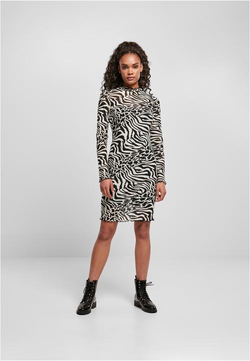 Actual product image Urban Classics Ladies AOP Double Layer Dress (XS)