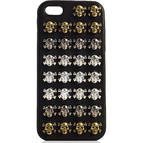 Cable Technologies Custodia All Skulls black iPhone 5, Accessori per cellulare, Nero