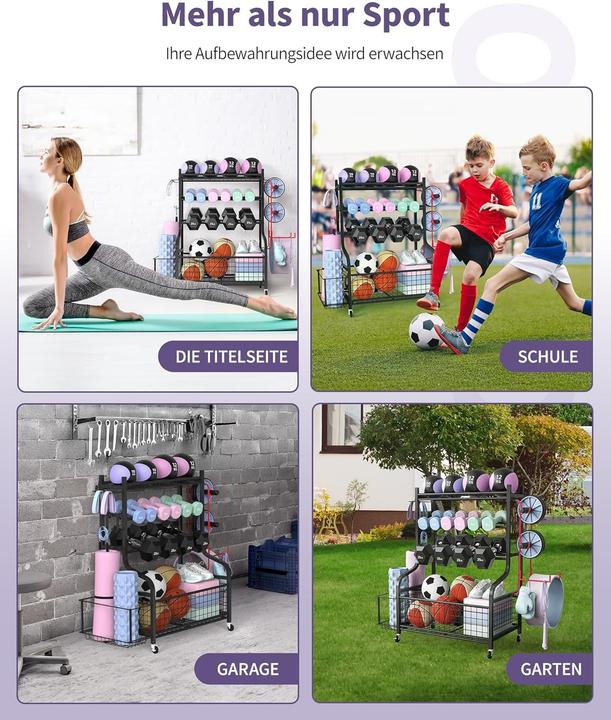 Actual product image Zachvo Multifunktionaler Hantelständer für Home Gym