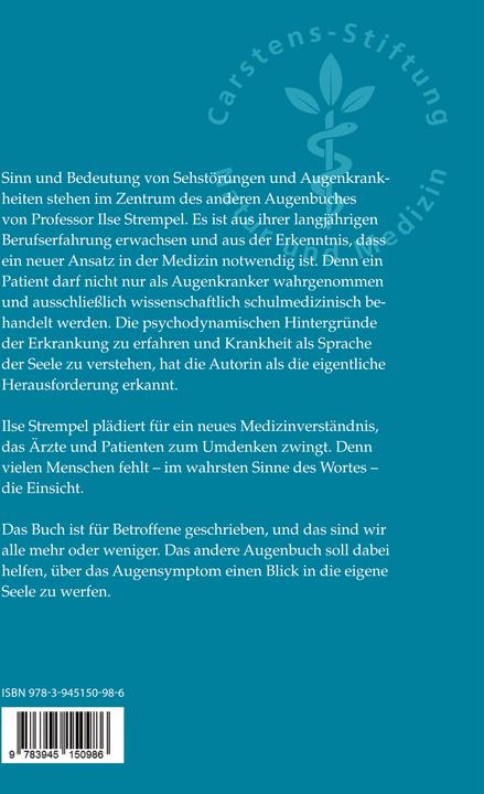 Image du produit Das andere Augenbuch (Allemand, Le timbre d'Ilse, 2018)