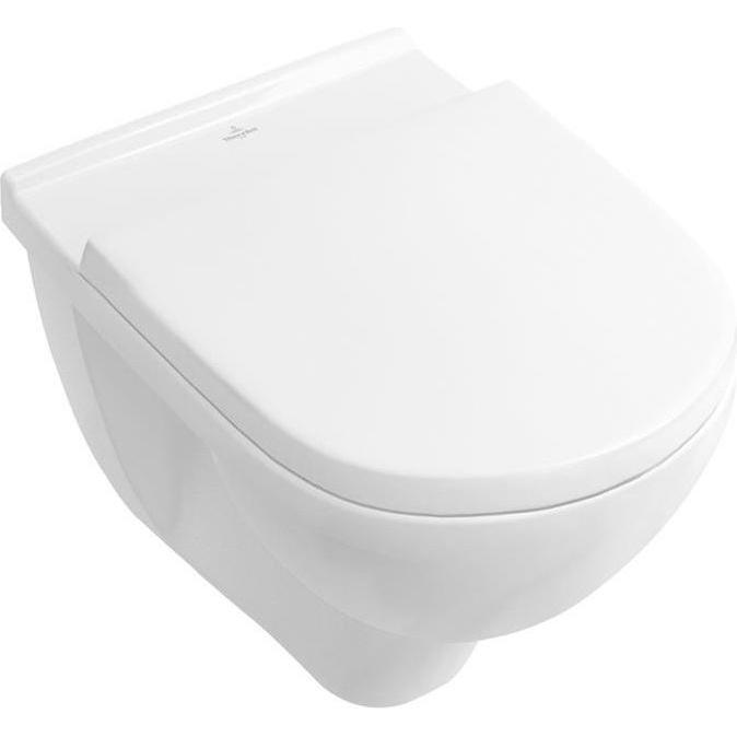 Villeroy & Boch, Toilette + Bidet, Wand-WC-Set O.Novo 5660H101wei