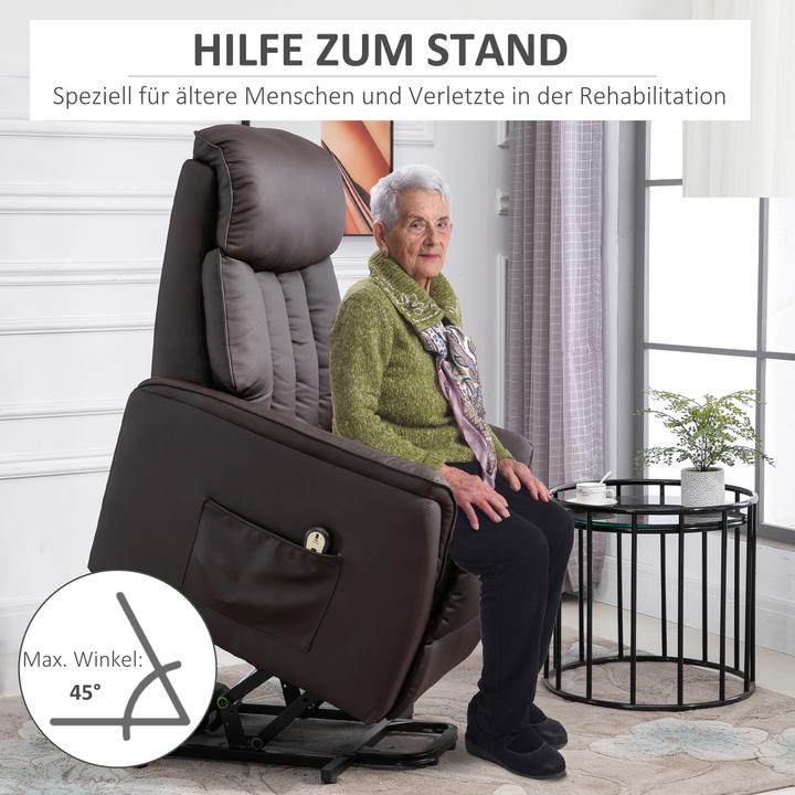 Image du produit Homcom Fauteuil de télévision avec fonction d'élévation