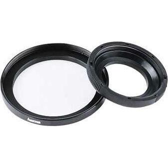 Hama Adapter 55 mm Filter an 46 mm Objektiv (Obektivfilter Halter, 55 mm), Objektivfilter Zubehör, Schwarz