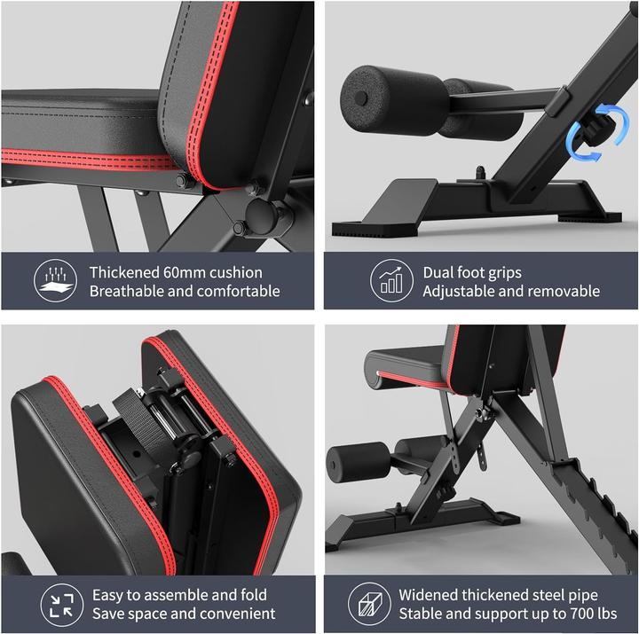 Actual product image Pasyou Training bench