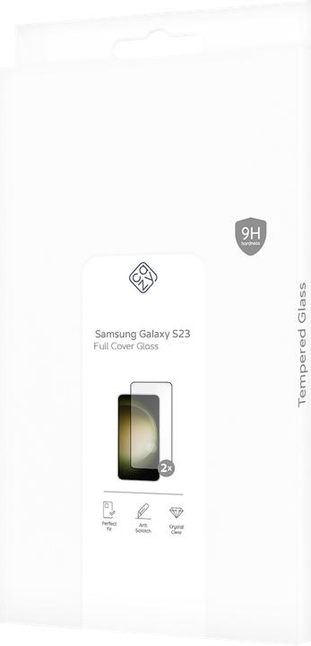Produktbild Cazy Schutzglass Kompatibel mit Samsung Galaxy S23 - Tempered Glass Volle Abdeckung - 2 Stück (2 Stück, Samsung Galaxy S23)