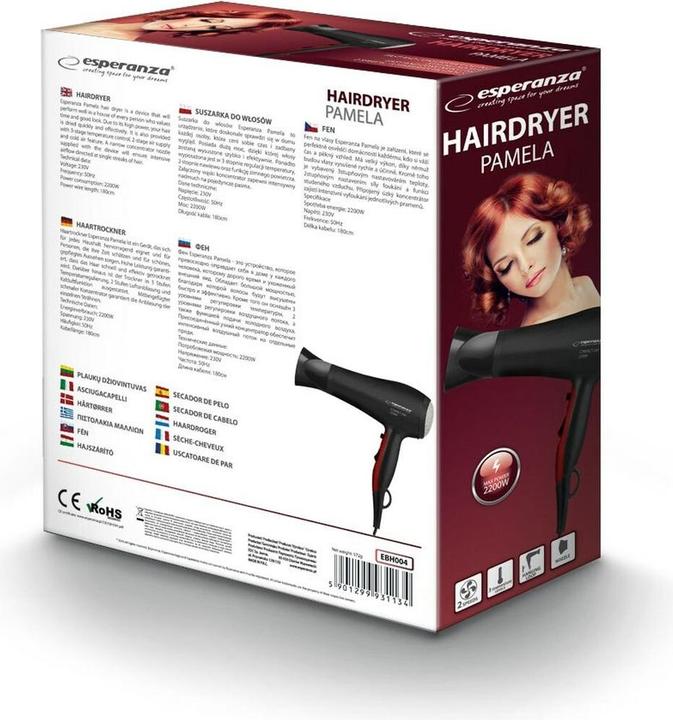 Actual product image Esperanza EBH004K PAMELA 2200W (2200 W)