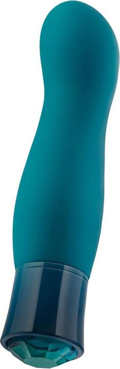 Actual product image Blush Novelties Oh My Gem - Fierce - 5.5" Puria Silicone G-Spot Vibrator - 5 Speeds & 5 Unique Vibra