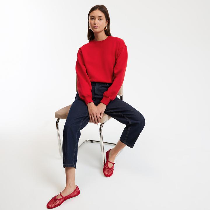 Actual product image La Redoute Collections Oversize-Sweatshirt mit rundem Ausschnitt (XL)