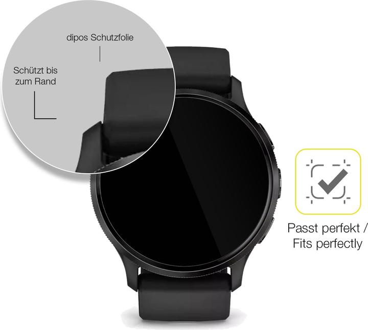 Produktbild Dipos 3D Full Cover Schutzfolie (Garmin Venu 3S)