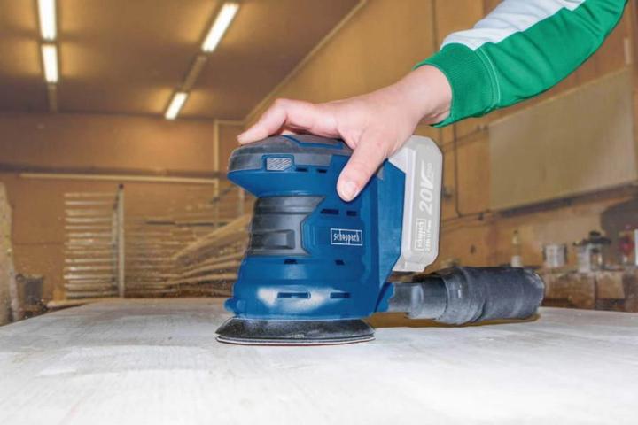 Actual product image Scheppach Core125-20ProS cordless grinder, housing (Eccentric grinder)