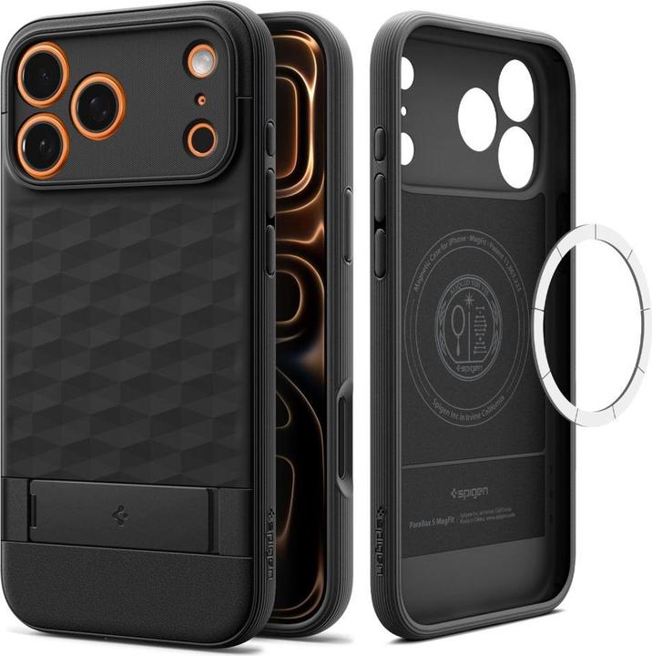 Actual product image Spigen Parallax ”S” Mag Magsafe case for iPhone 17 Pro Matte Black (Apple iPhone 17 Pro)