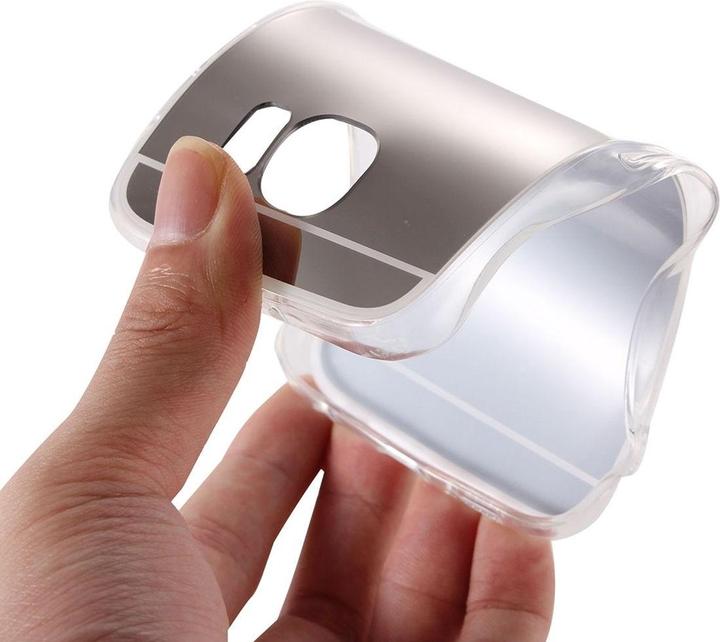 Produktbild König Design Handyhülle für Samsung Galaxy S7 Edge Schutzcase Backcover Bumper Etuis Silber (Samsung Galaxy S7 Edge)