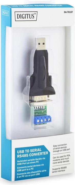 Image du produit Digitus Convertisseur USB 2.0 vers série (USB)