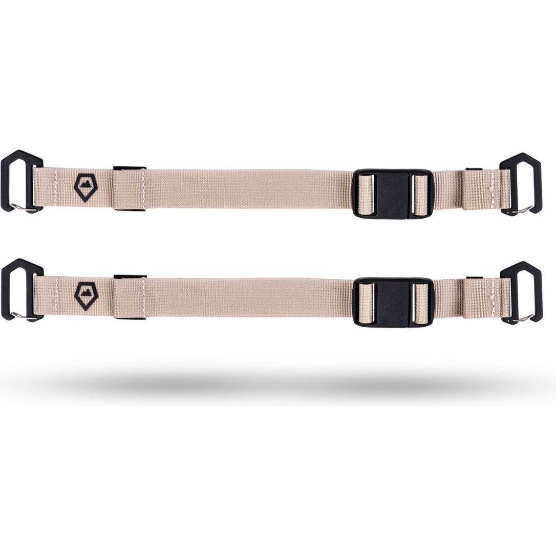 Wandrd Premium Accessory Straps, Tan Befestigungsgurte für PRVKE, Kameraschutz, Braun