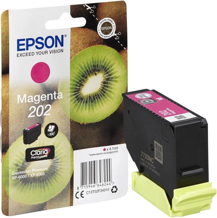 Actual product image Epson 202 Claria Premium (M)