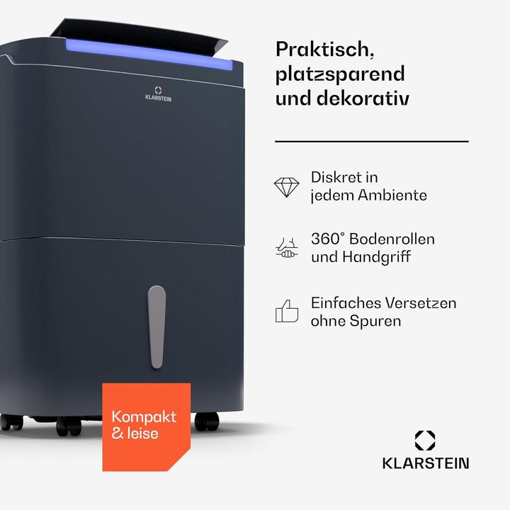 Actual product image Klarstein Luftentfeuchter (55 m², 50 l/24h)
