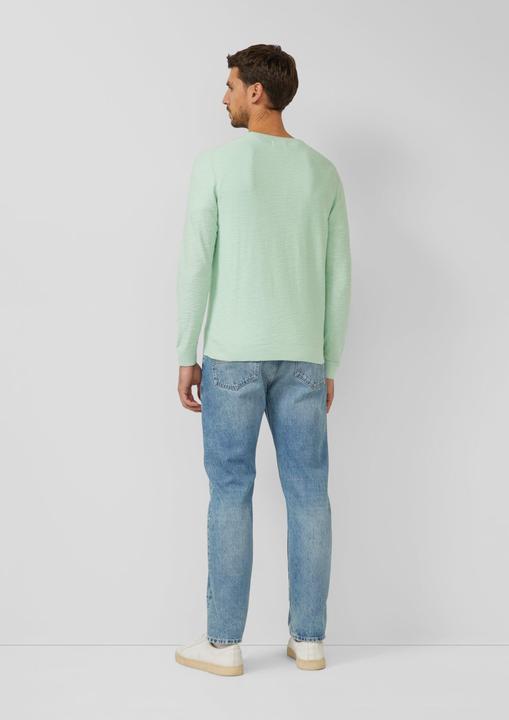 Image du produit s.Oliver Strickpullover Strickpullover mit Flammgarnstruktur (S)