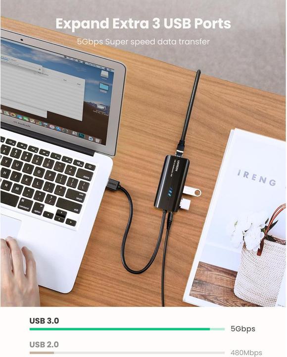Image du produit Ugreen USB 3.0 Hub (USB-A, 4 ports)