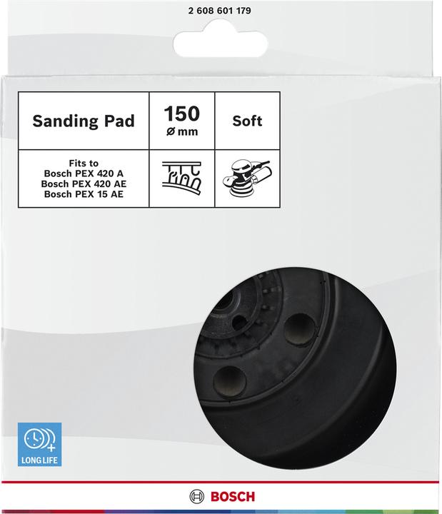 Produktbild Bosch Professional Zubehör Schleifteller weich, 150 mm, für PEX 15 und PEX 420 AE